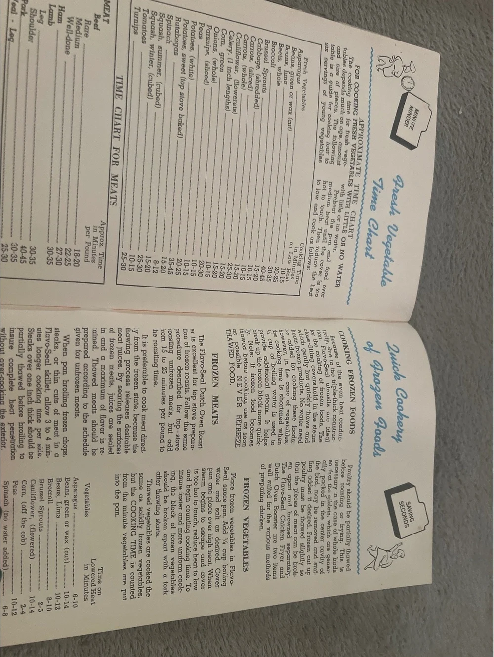 West Bend Flavo Seal Waterless Cookware Recipes and Instructions Booklet